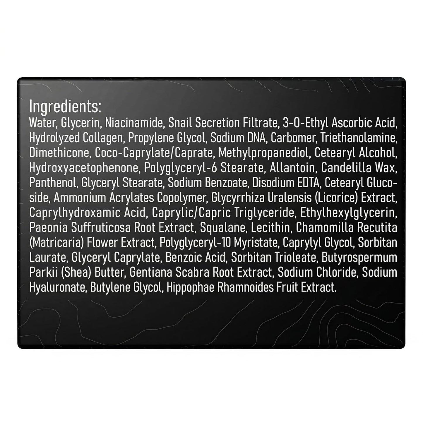 Alicemera PDRN Eye Cream for Men with Snail Mucin & Collagen