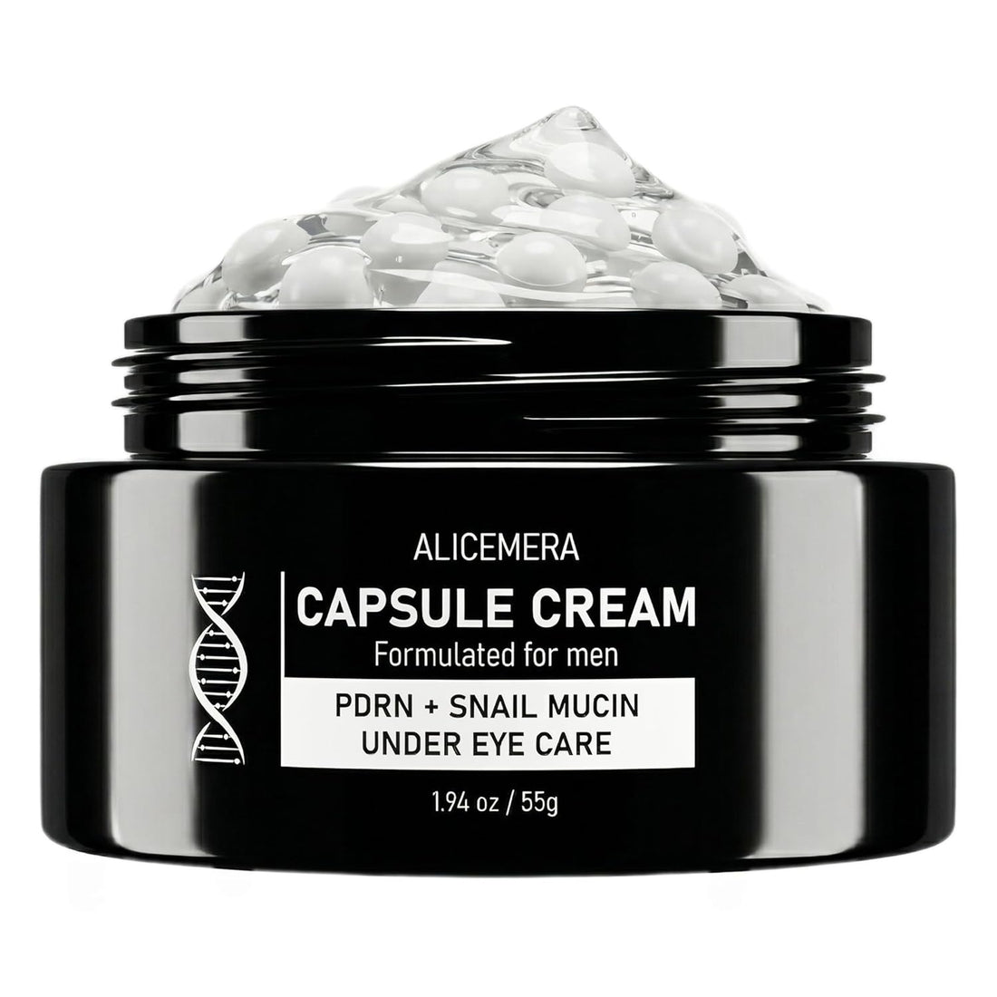 Alicemera PDRN Eye Cream for Men jar on a white background