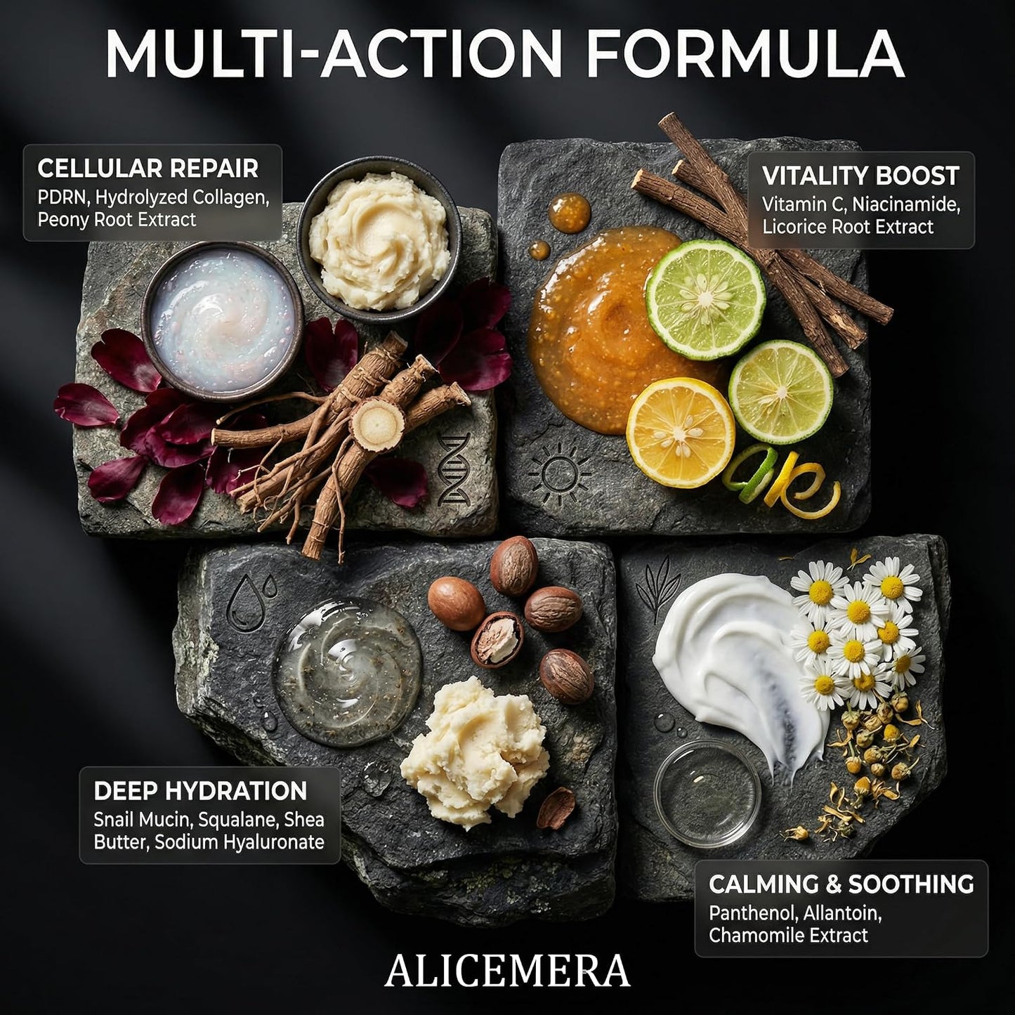 Alicemera PDRN Eye Cream for Men with Snail Mucin & Collagen