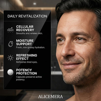 Alicemera PDRN Eye Cream for Men with Snail Mucin & Collagen