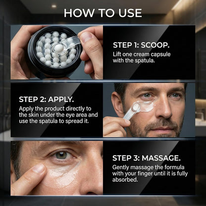 Alicemera PDRN Eye Cream for Men with Snail Mucin & Collagen