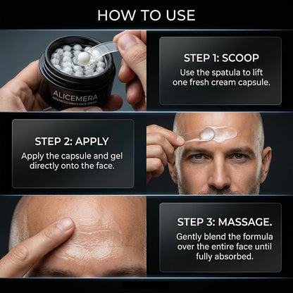 Alicemera Advanced PDRN Capsule Cream for Men with Vitamin C & Collagen