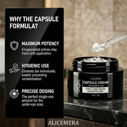 Alicemera PDRN Eye Cream for Men with Snail Mucin & Collagen