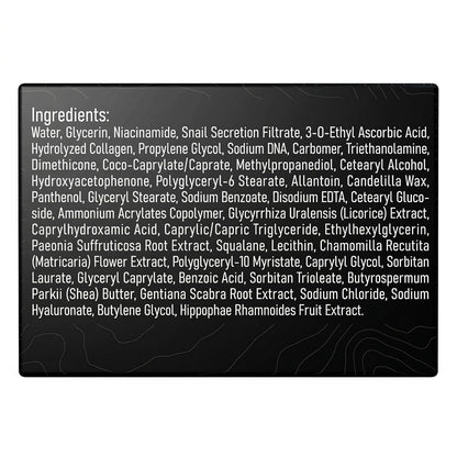 Alicemera PDRN Eye Cream for Men with Snail Mucin & Collagen