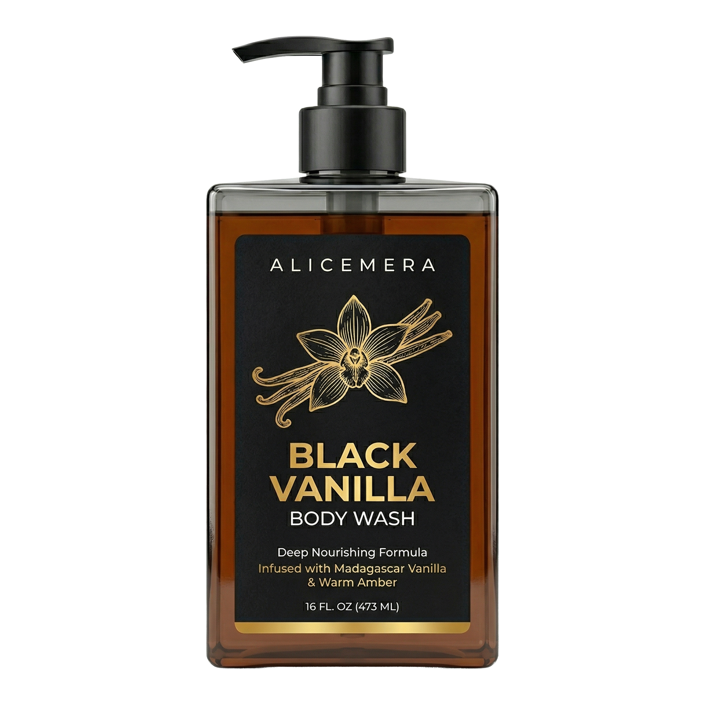 Alicemera Black Vanilla Body Wash