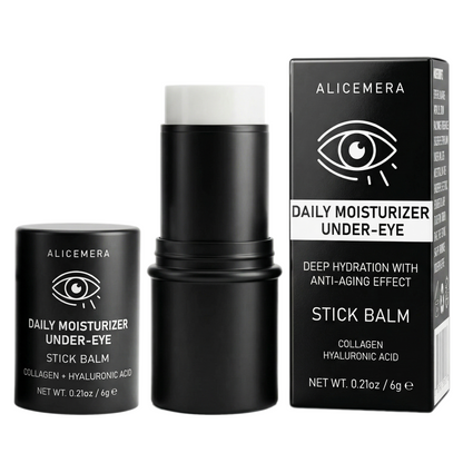 Alicemera Daily Moisturizer Under-Eye Stick Balm with packaging on a white background