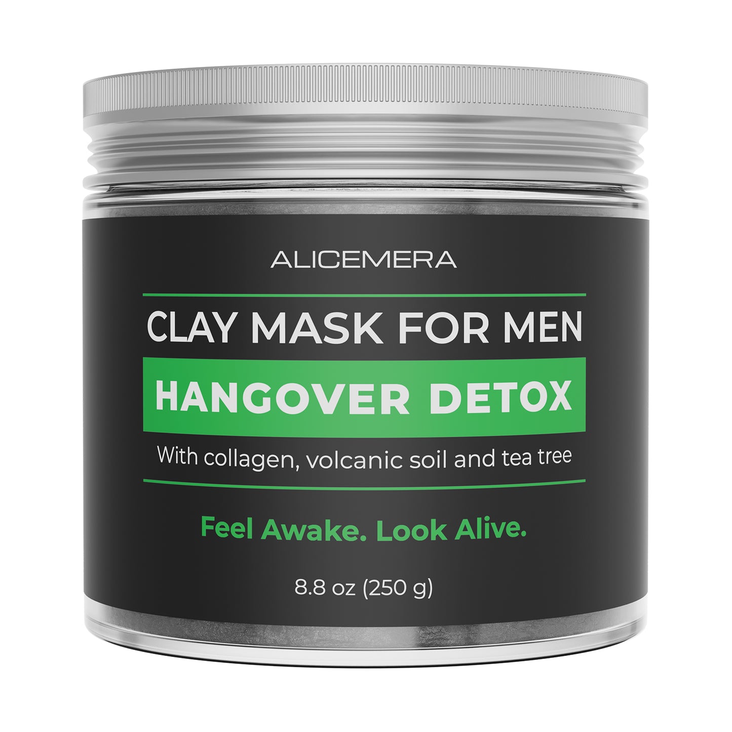 Clay mask for men by Alicemera on a white background