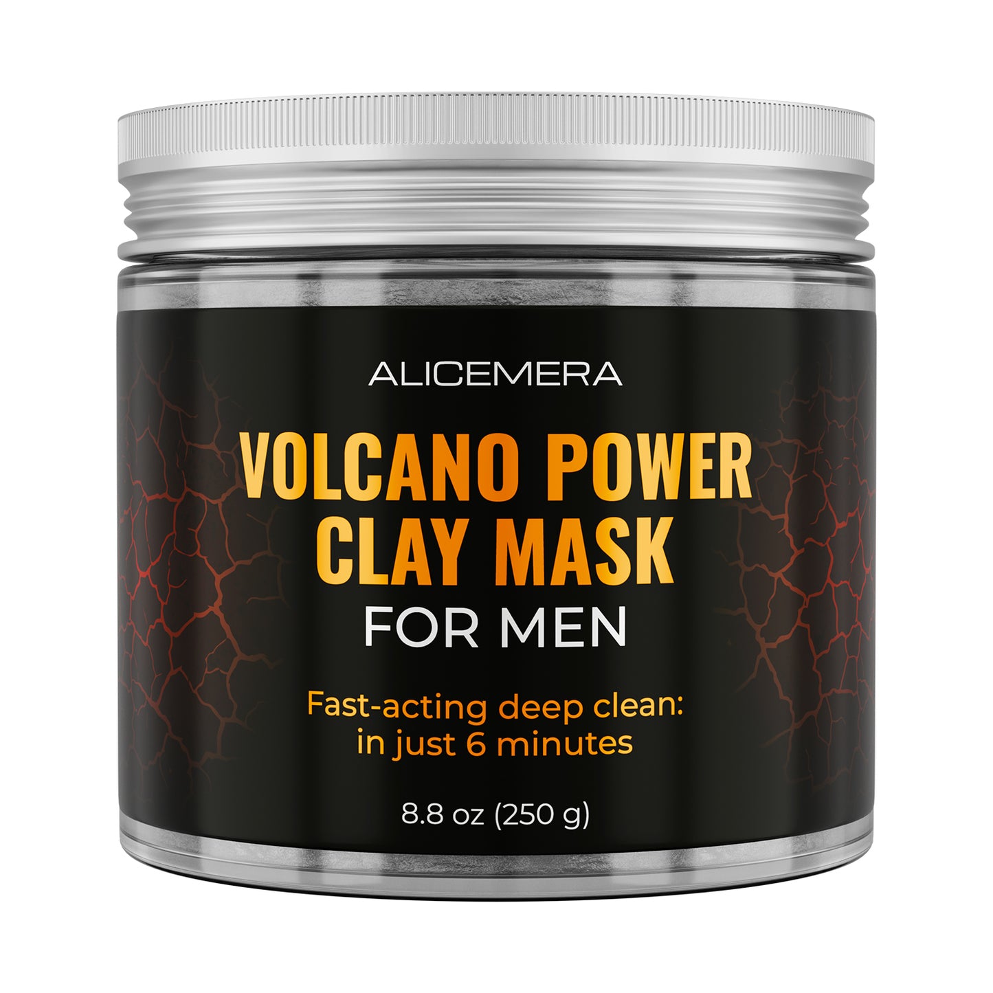 Alicemera Volcano Power Clay Mask for Men packaging on a white background